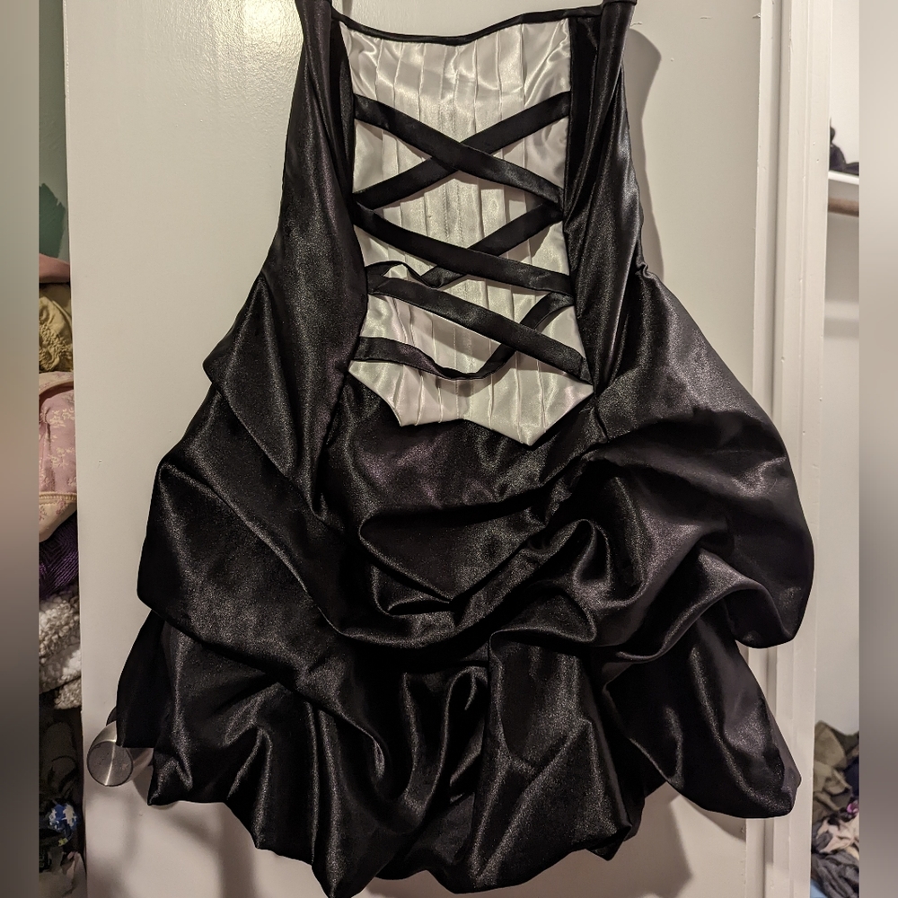 Jessica McClintock For Gunne Sax Vintage Tuxedo Dress size 9